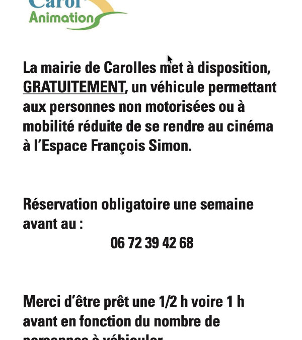 Transport cinéma Espace François Simon