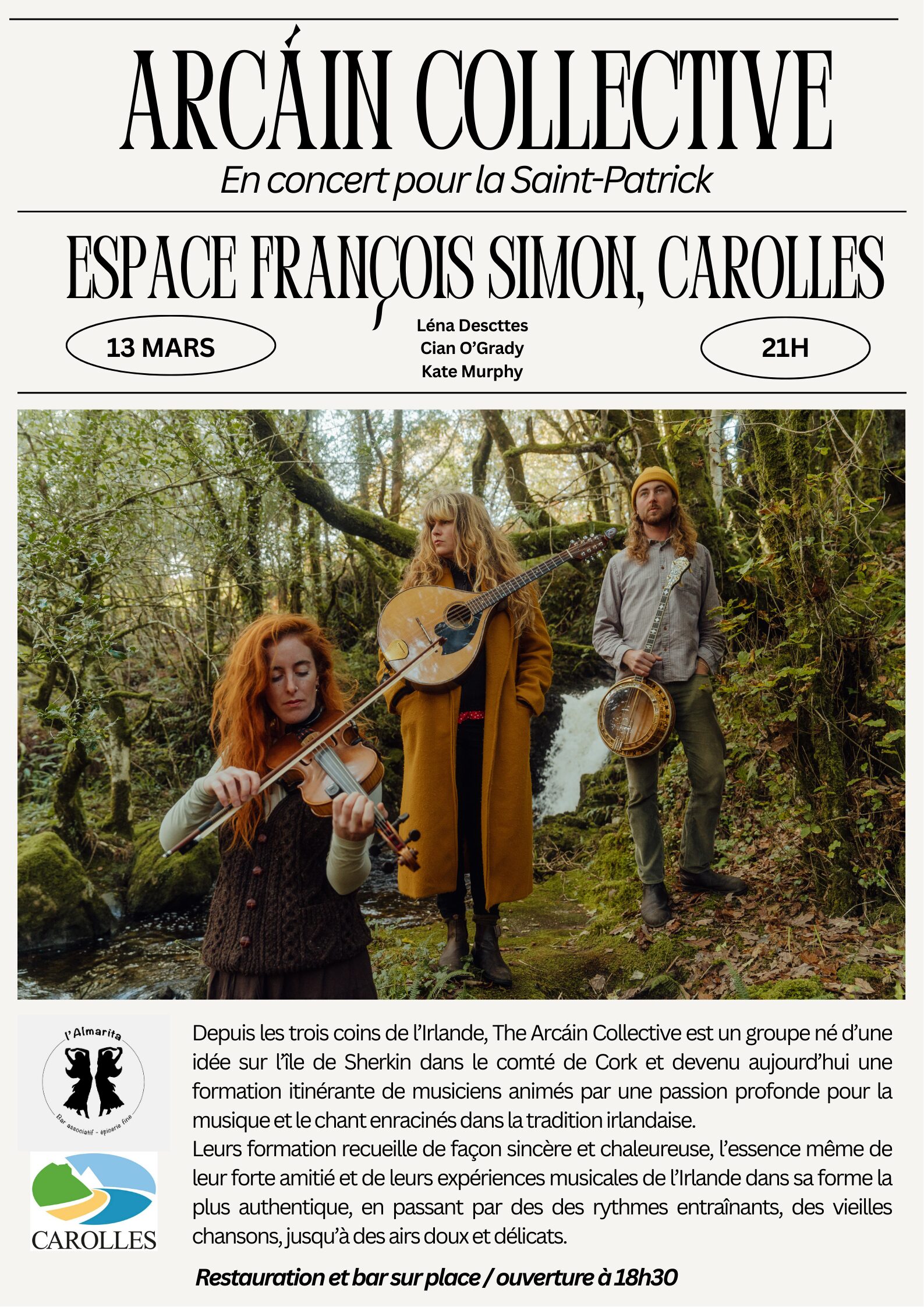 ConcertSaintPatrickCarolles