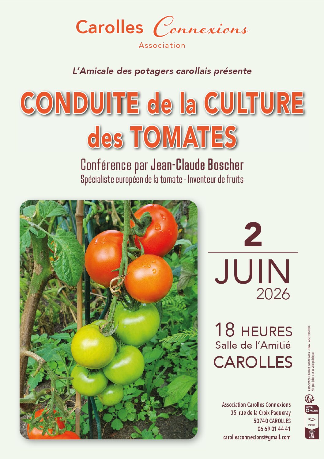 Conférence – Conduite de la culture des tomates (02/06/2026)