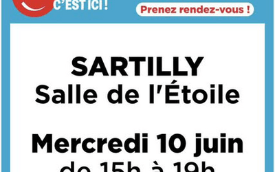 Rendez-vous – Don de sang à Sartilly (10/06/2026)