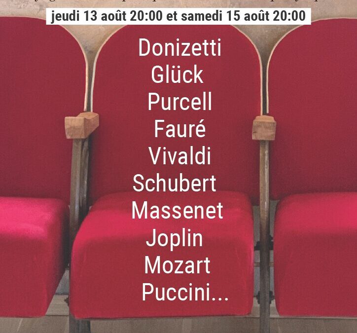 Concert de poche – 13 et 15 août 2026 – Ferme du Hamelet – Carolles