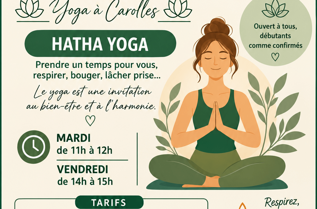 Yoga Chàra – Cours de Yoga les mardis et vendredis à Carolles