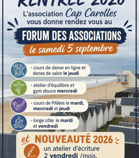 Rentrée association Cap Carolles – 2026