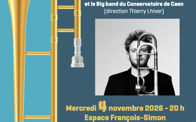 Concert de Jazz – Mercredi 4 Novembre (20h) – Salle François Simon